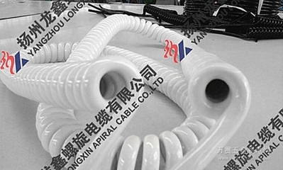 白色螺旋電纜3*2.5產品 - 龍鑫 - 螺旋電纜工廠店 - 萬貫五金機電網